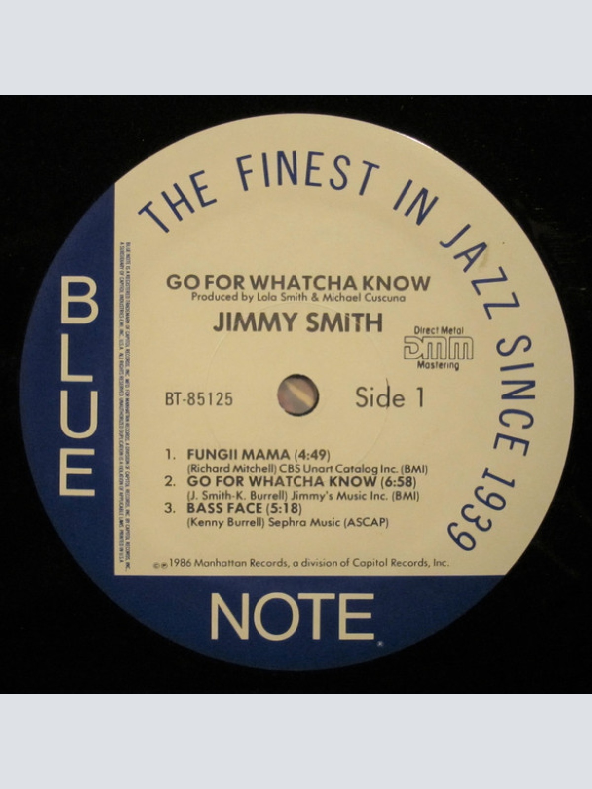 Vinyl / Jimmy Smith - Go For Whatcha Know