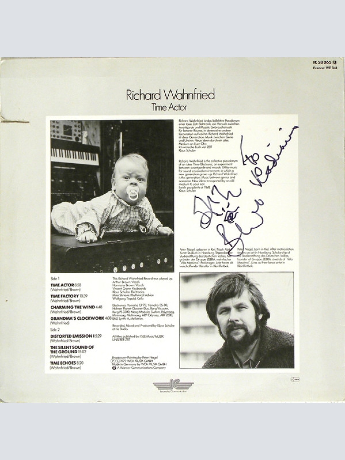 Vinyl / Richard Wahnfried - Time Actor