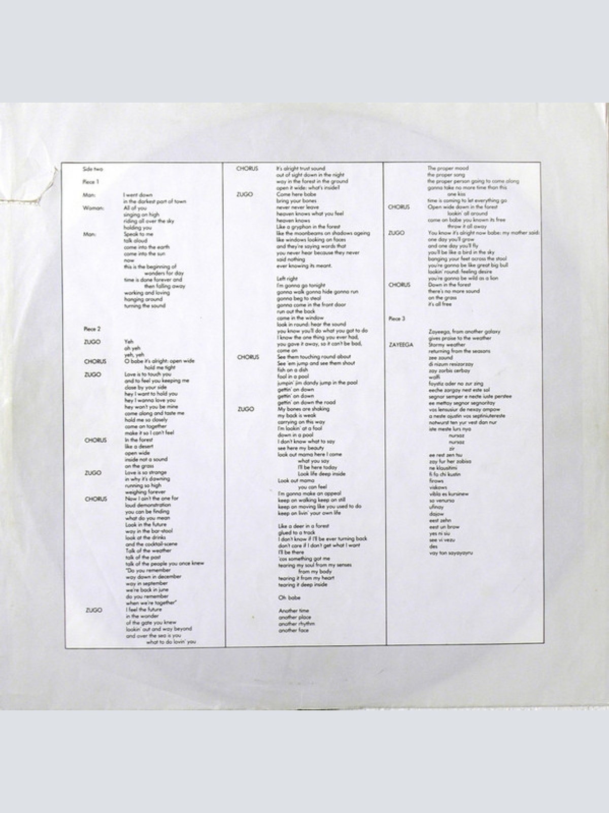 Vinyl / Richard Wahnfried - Time Actor