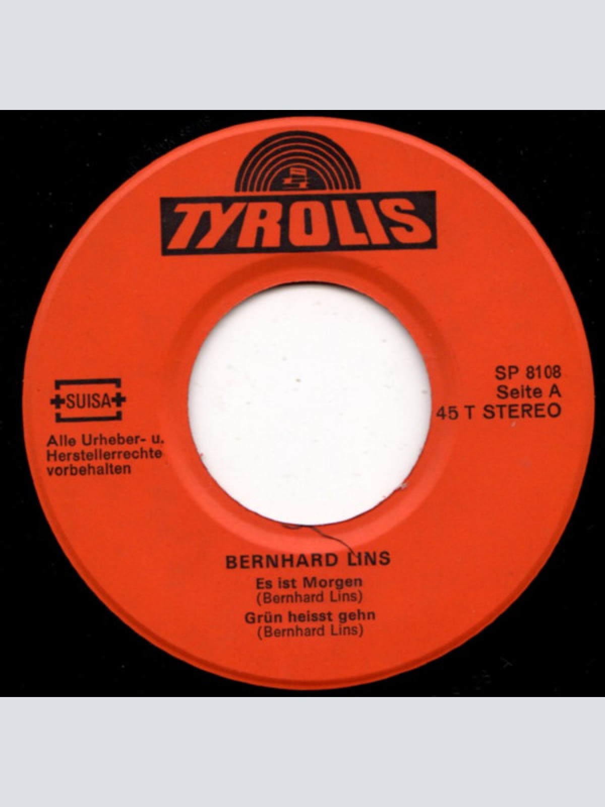 Vinyl / Bernhard Lins - Das Schülerlotsenlied