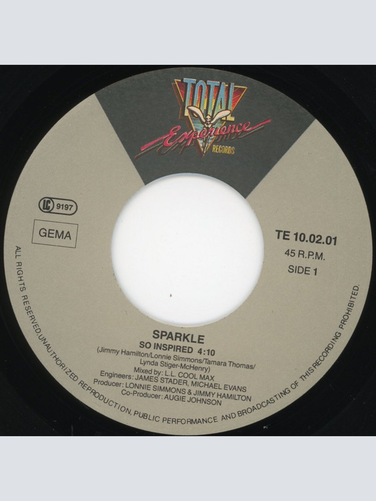 Vinyl / Sparkle (9) - So Inspired