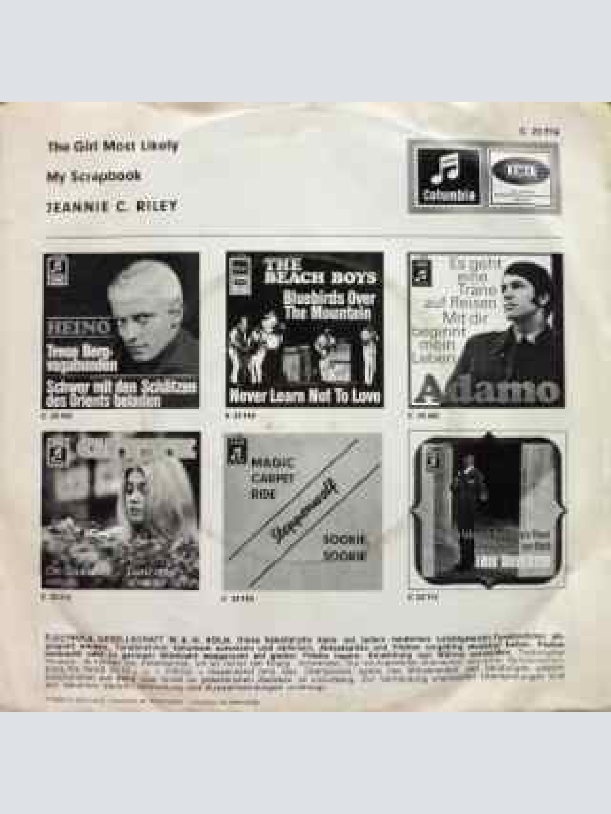 Vinyl / Jeannie C. Riley - The Girl Most Likely / My Scrapbook