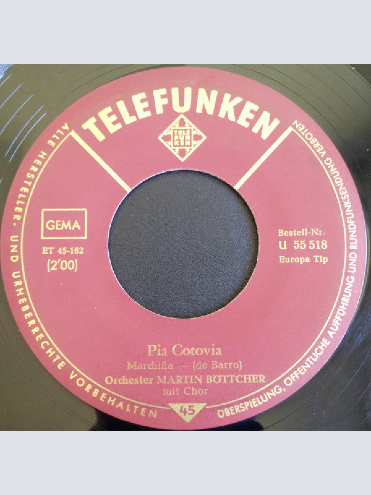 Vinyl / Martin Böttcher & Sein Orchester - Elephant's Honeymoon