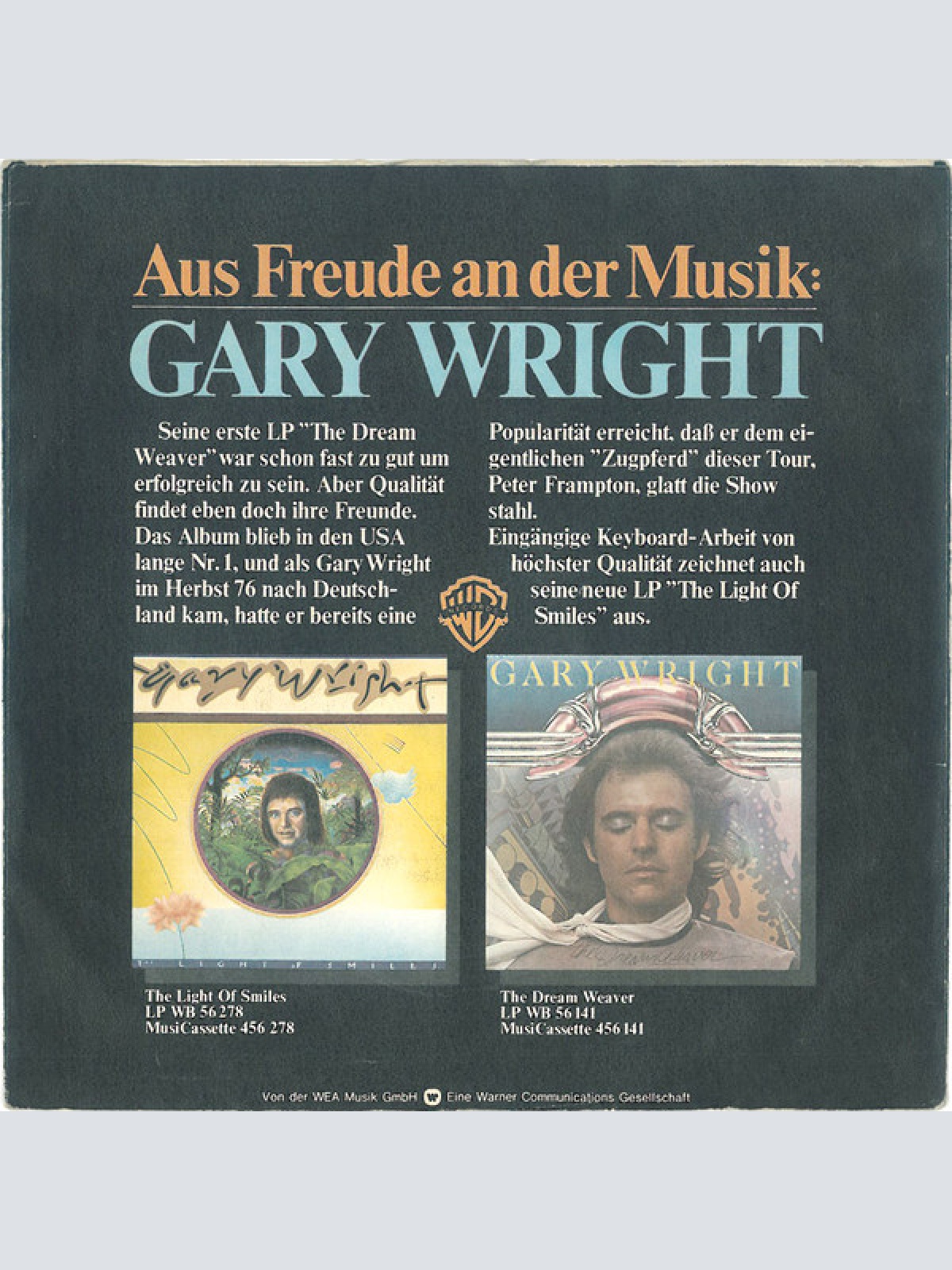 Vinyl / Gary Wright - Phantom Writer