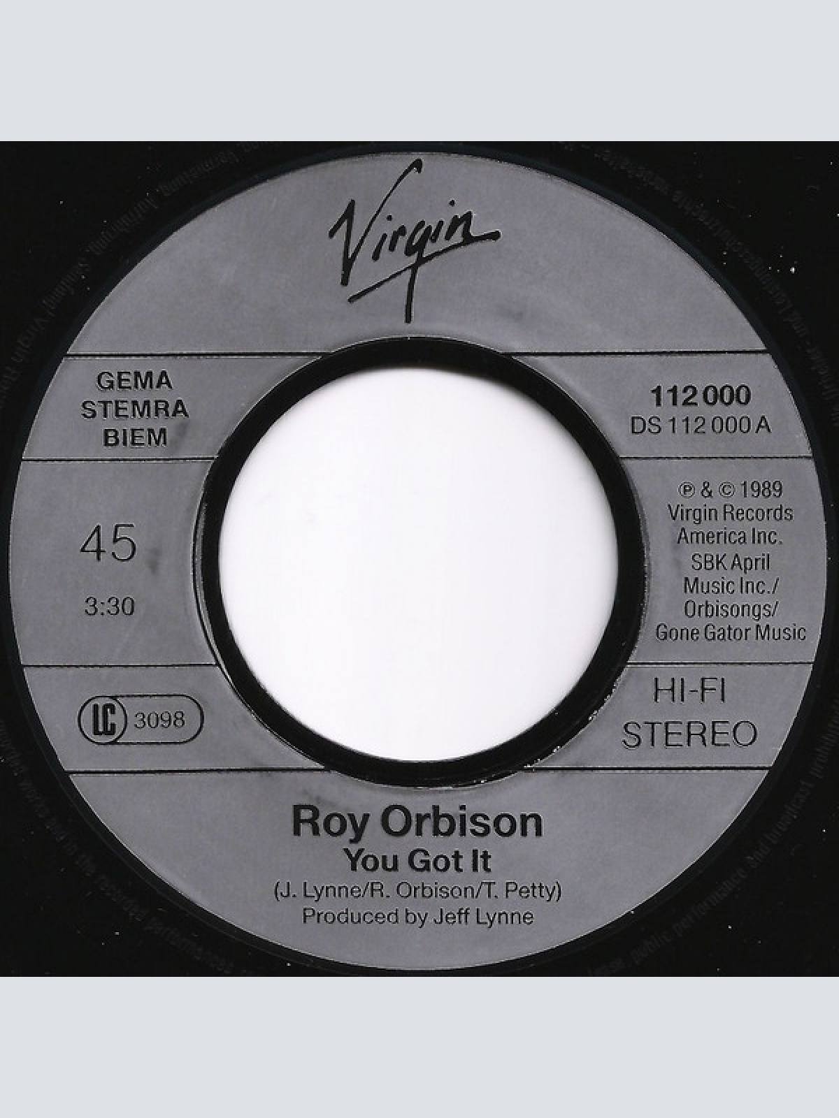 Vinyl / Roy Orbison - You Got It