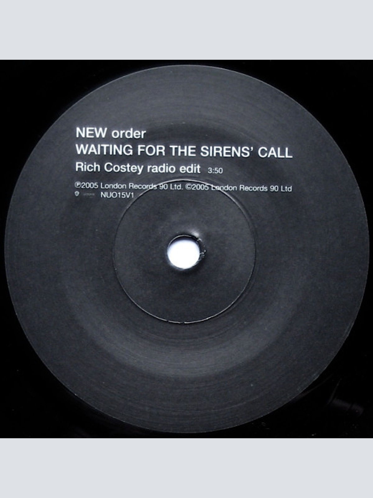 Vinyl / New Order - Waiting For The Sirens' Call / Temptation