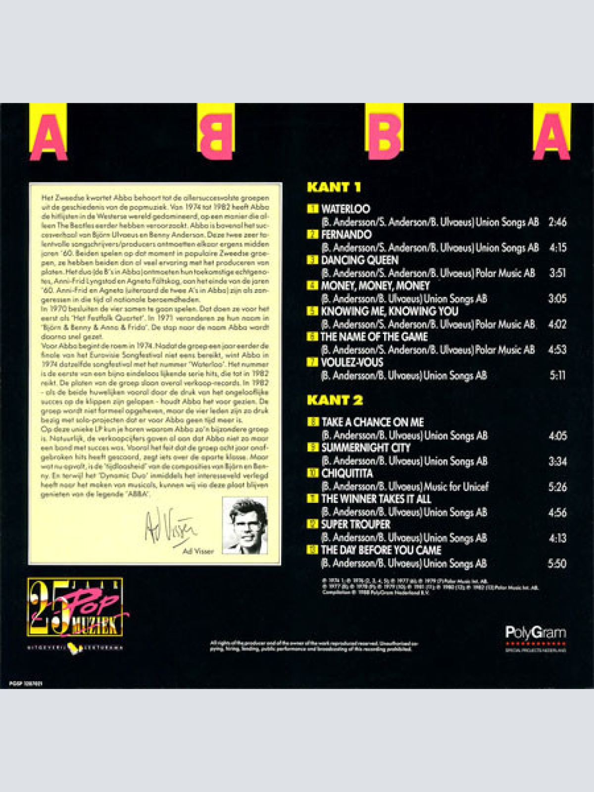 Vinyl / ABBA - The Best Of ABBA