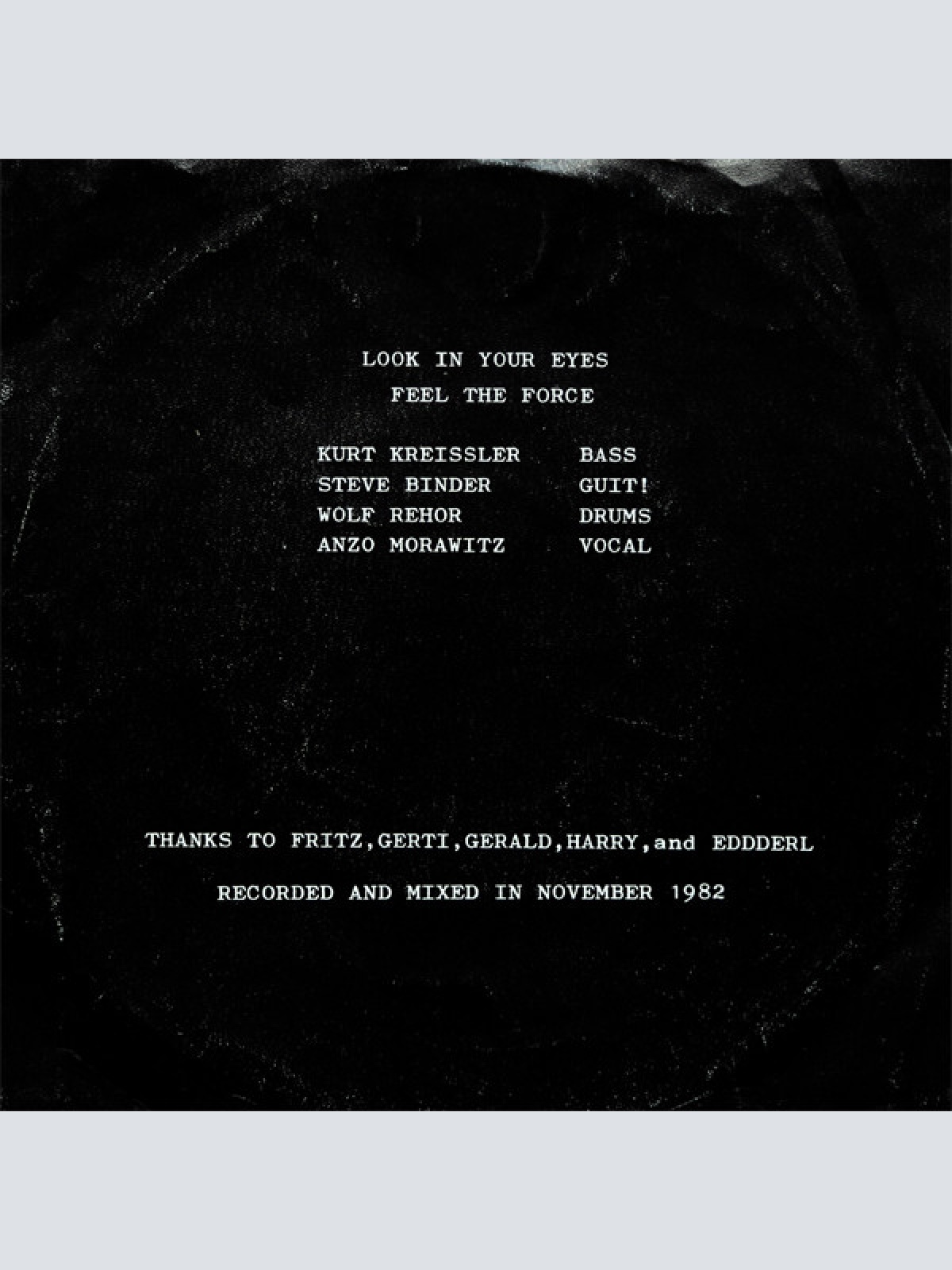 Vinyl / Gypsy (31) featuring Anzo - Look In Your Eyes / Feel The Force