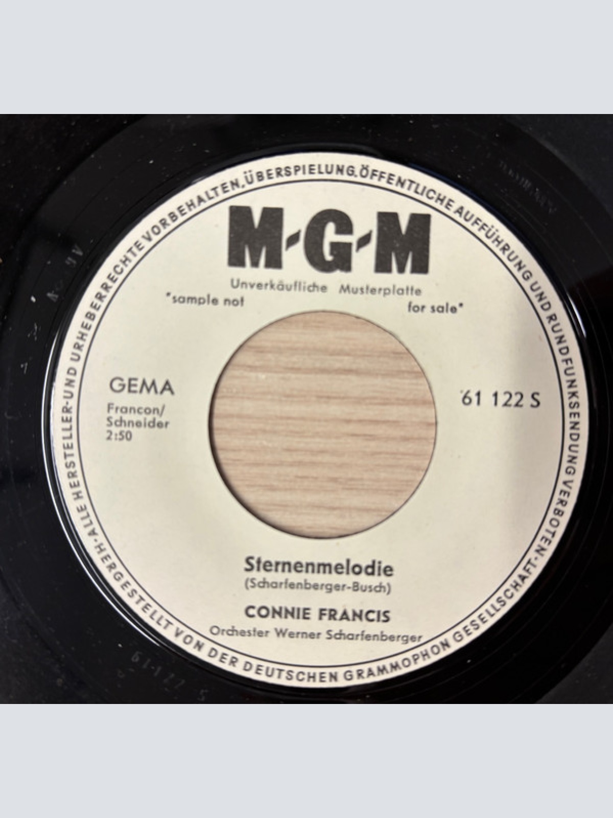 Vinyl / Connie Francis -  Laß Mich Geh'n / Sternenmelodie