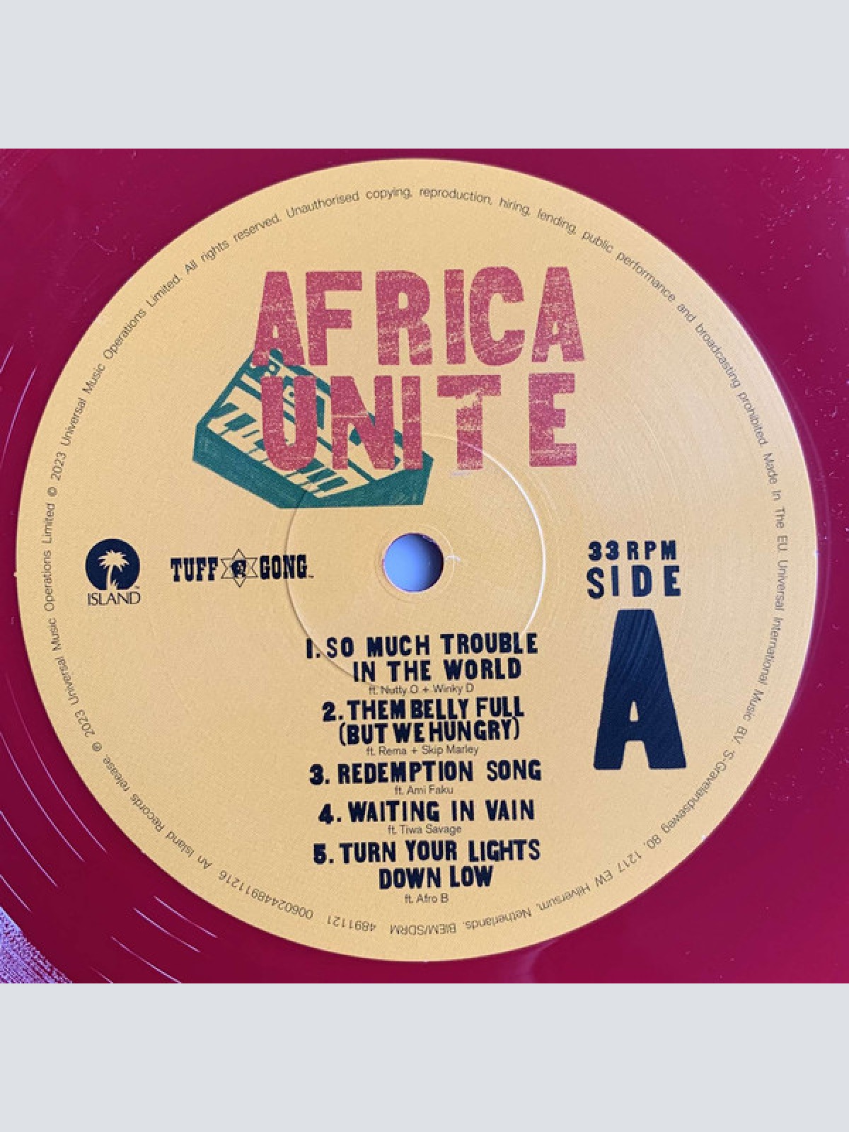 Vinyl / Bob Marley & The Wailers - Africa Unite