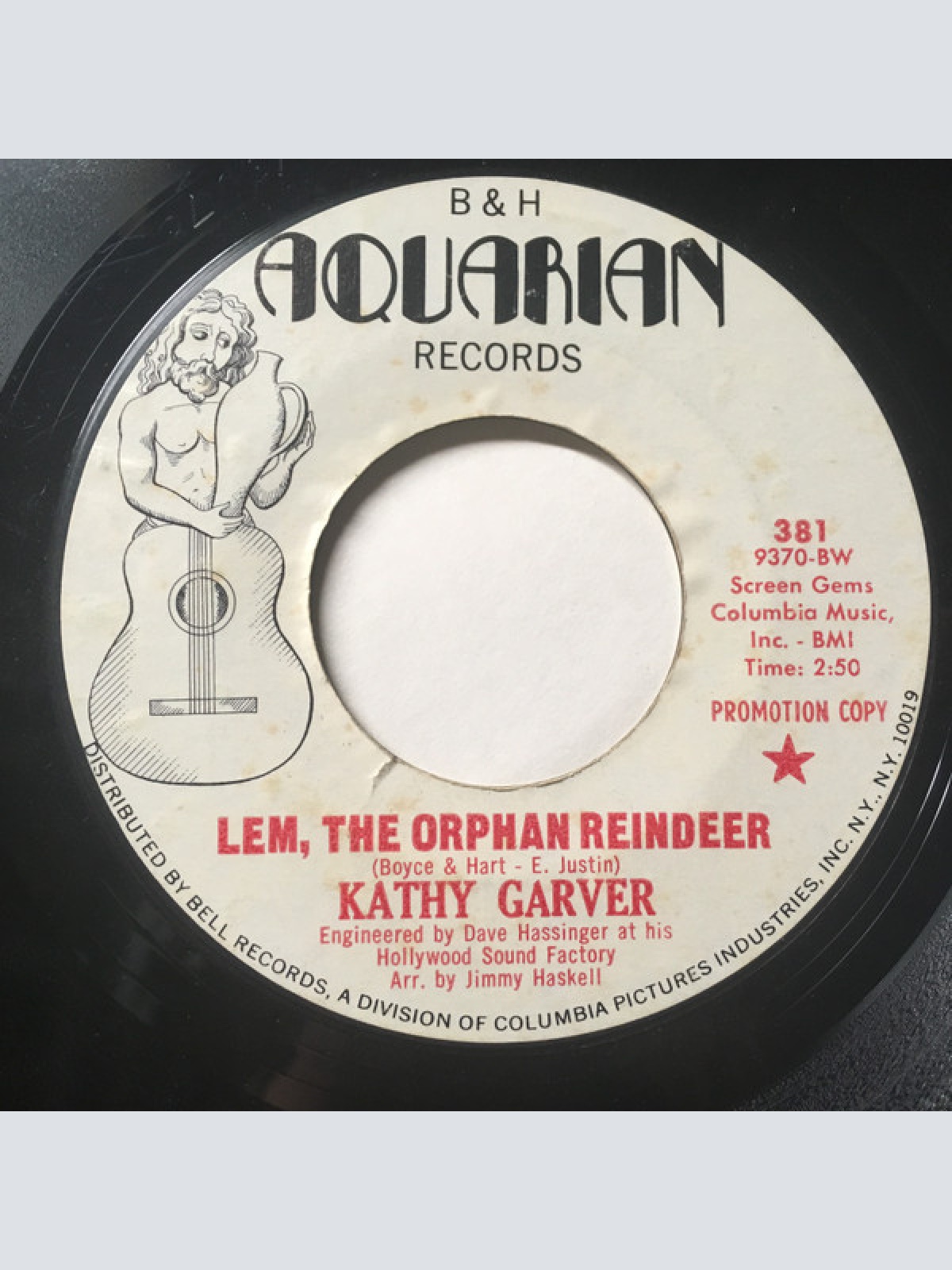 Vinyl / Kathy Garver - Lem, The Orphan Reindeer