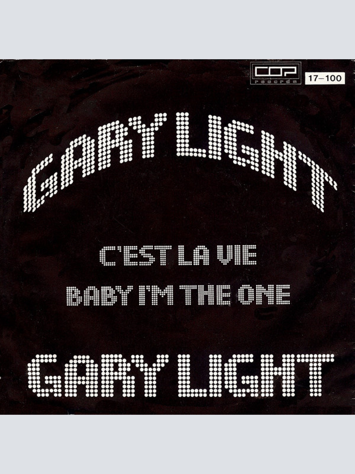 Vinyl / Gary Light - C'est La Vie