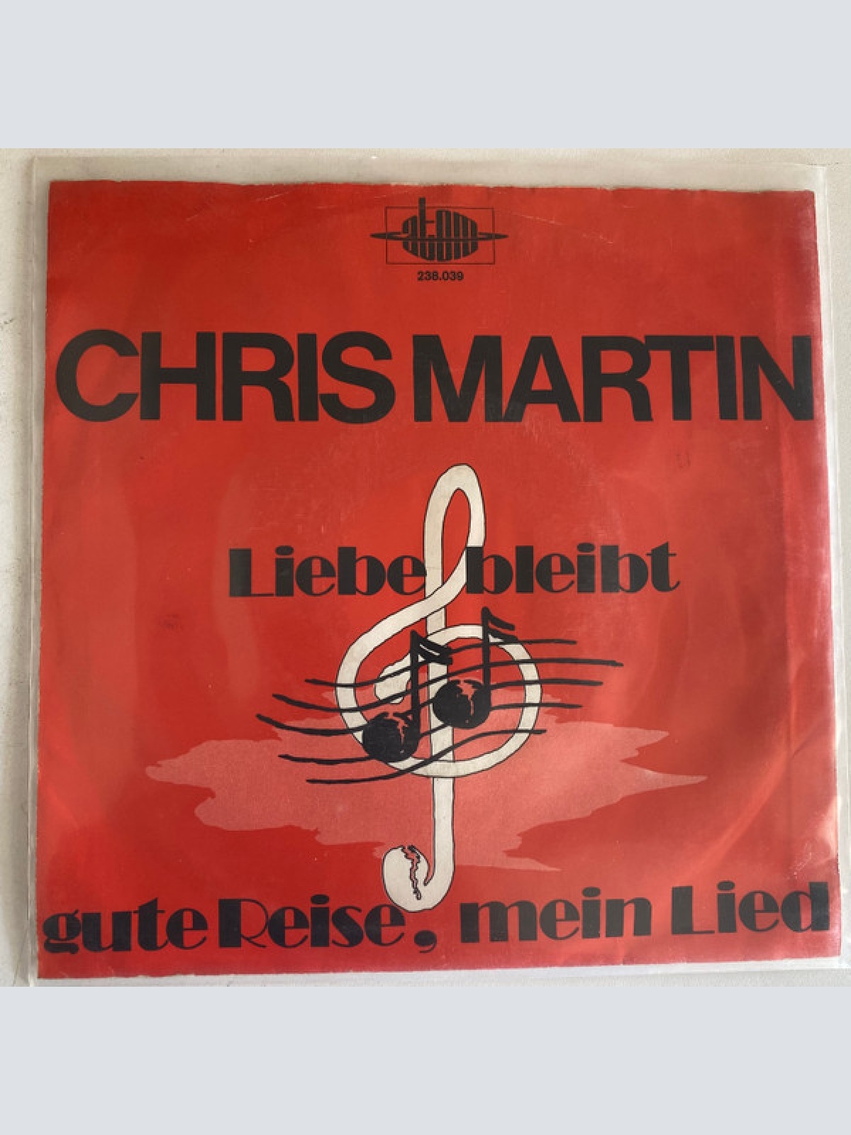 Vinyl / Chris Martin (14) - Liebe Bleibt / Gute Reise, Mein Lied