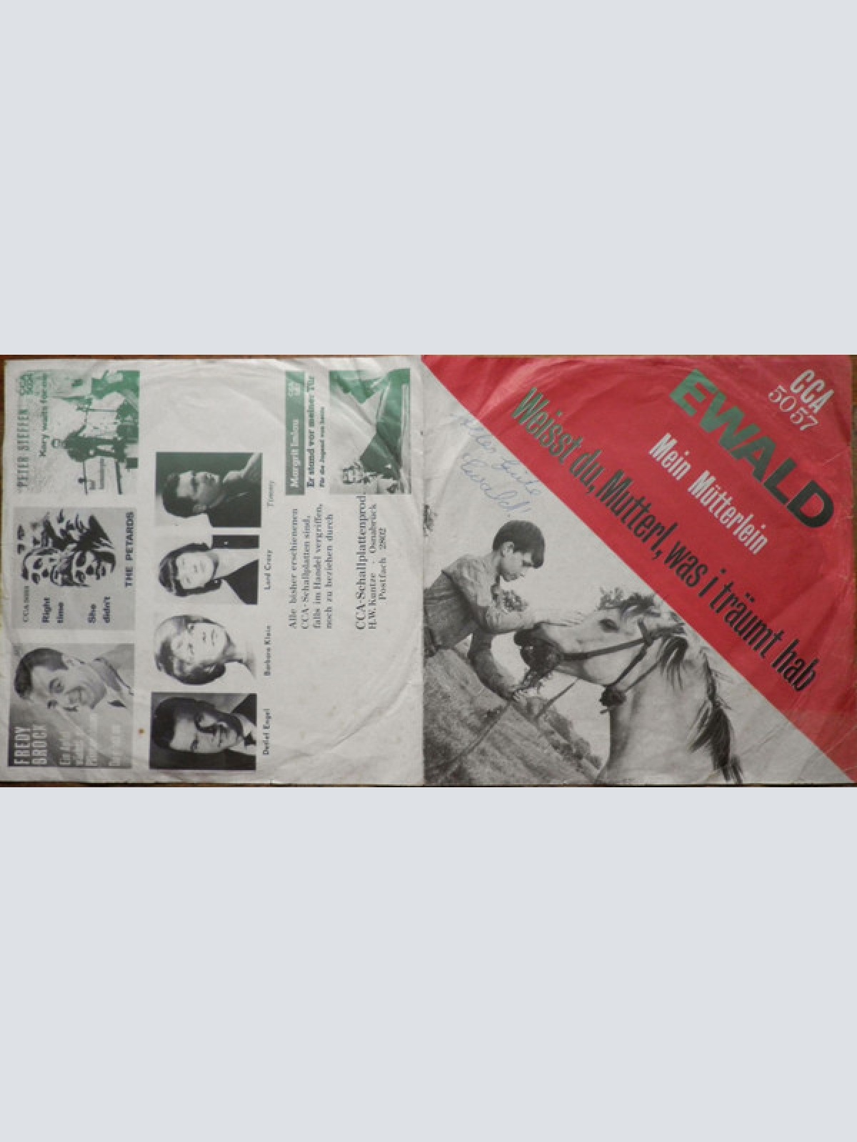 Vinyl / Ewald Und Das Rother-Ensemble - Weißt Du, Mutterl, Was I Träumt Hab