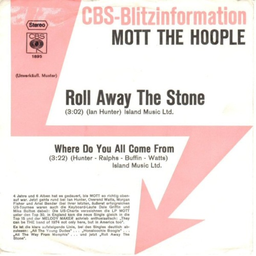 Vinyl / Mott The Hoople - Roll Away The Stone