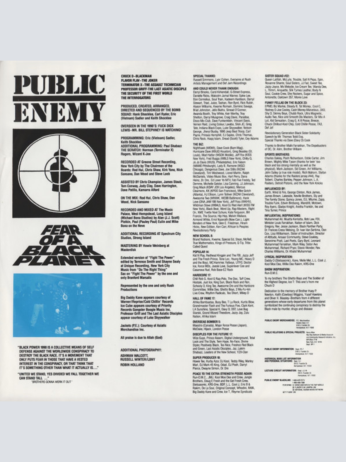 Vinyl / Public Enemy - Fear Of A Black Planet
