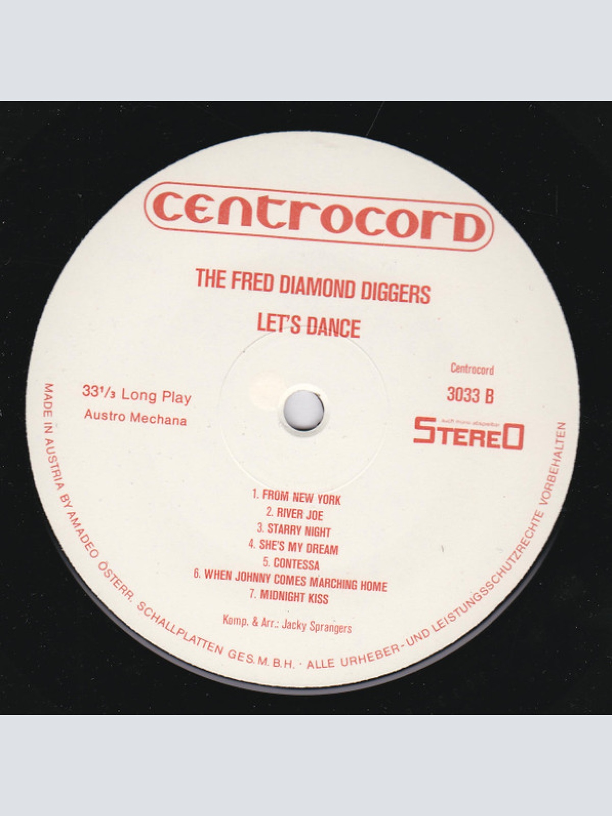 Vinyl / The Fred Diamond Diggers - Let's Dance