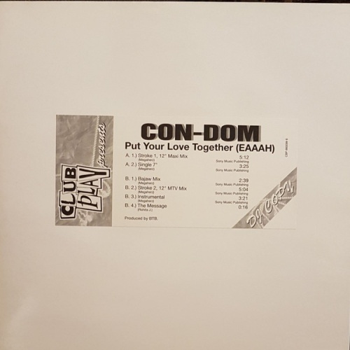 Vinyl / Con-Dom (2) Feat Rohita J. - Put Your Love Together (EAAAH)