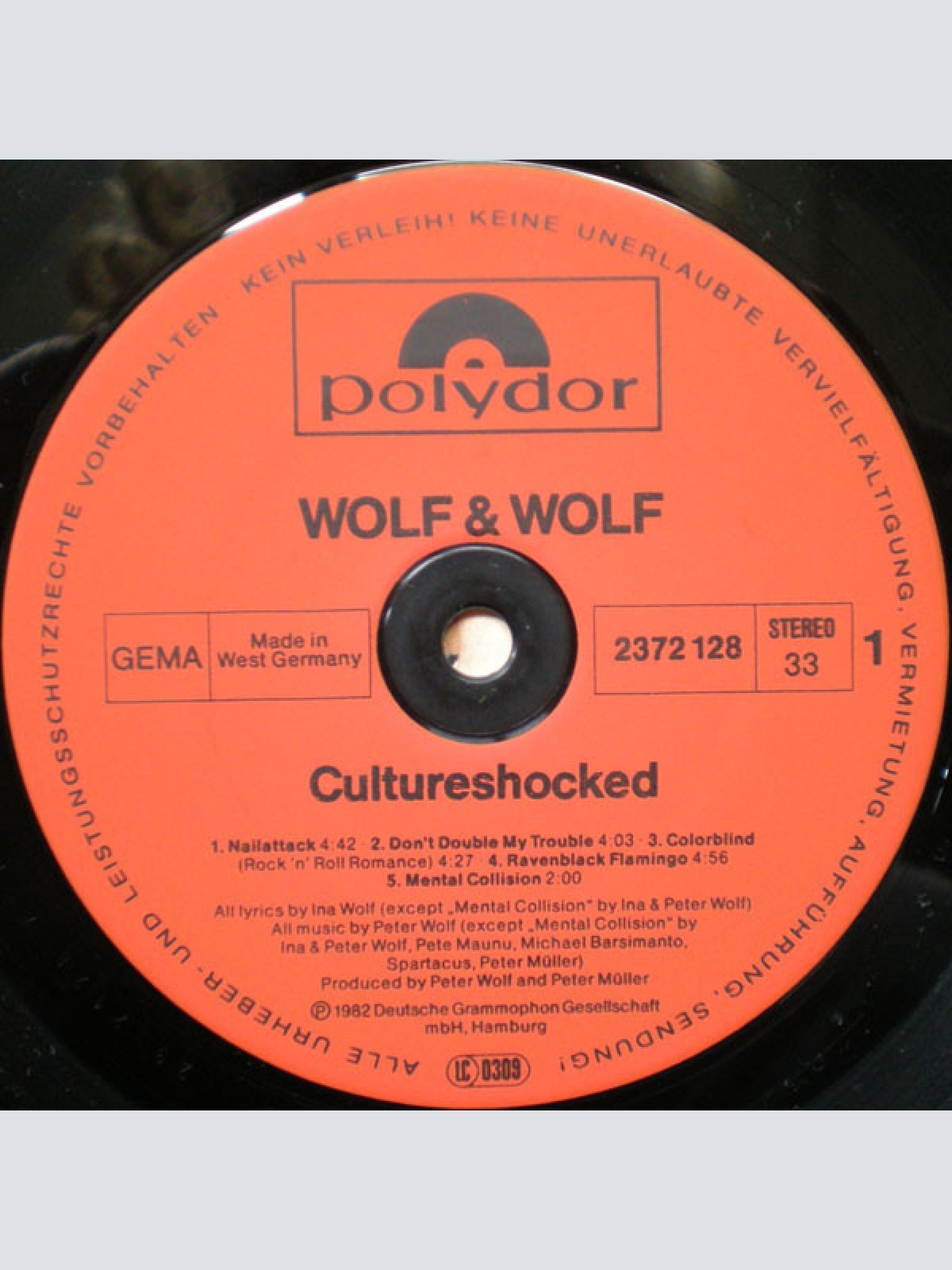 Vinyl / Wolf & Wolf - Cultureshocked