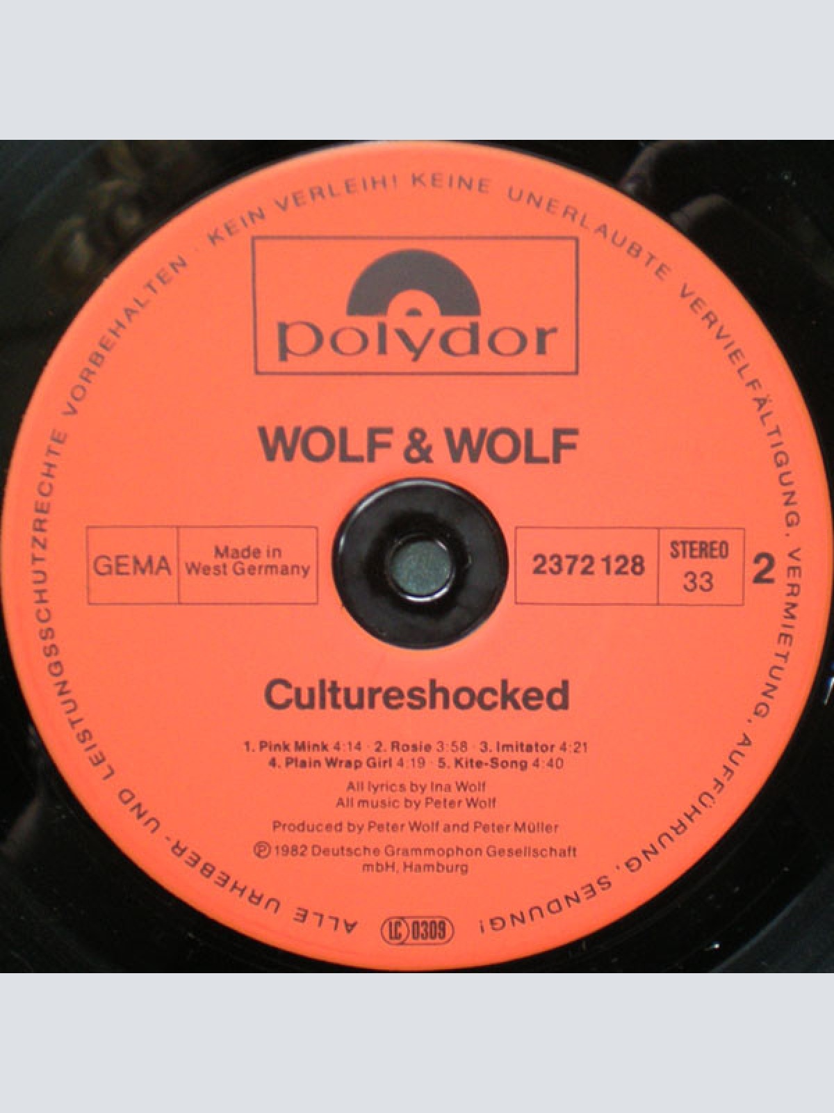 Vinyl / Wolf & Wolf - Cultureshocked