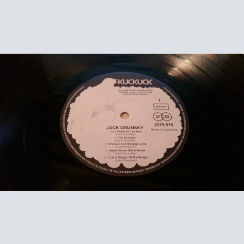 Vinyl / Jack Grunsky - Jack Grunsky