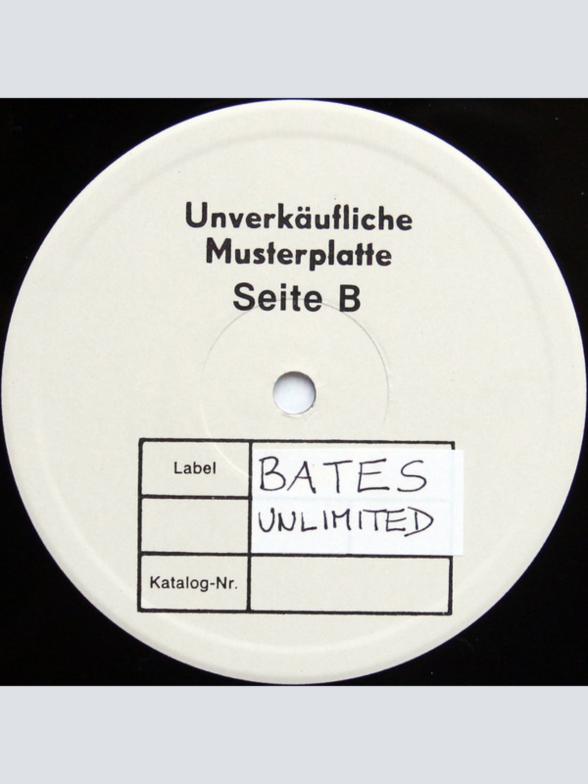 Vinyl / Bates Unlimited - Is It A Sin?
