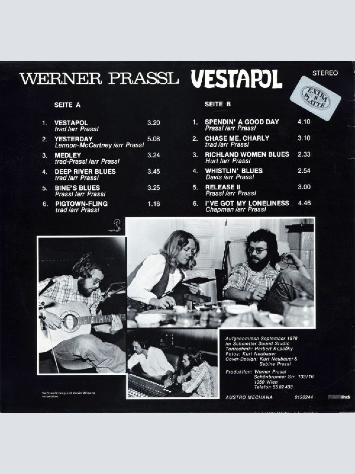 Vinyl / Werner Prassl - Vestapol