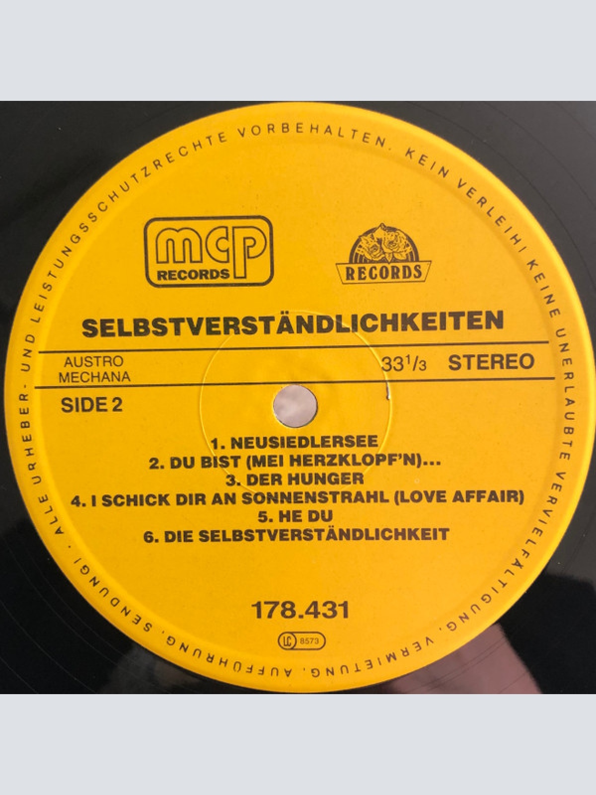 Vinyl / Kurt Strohmer - Selbstverständlichkeiten