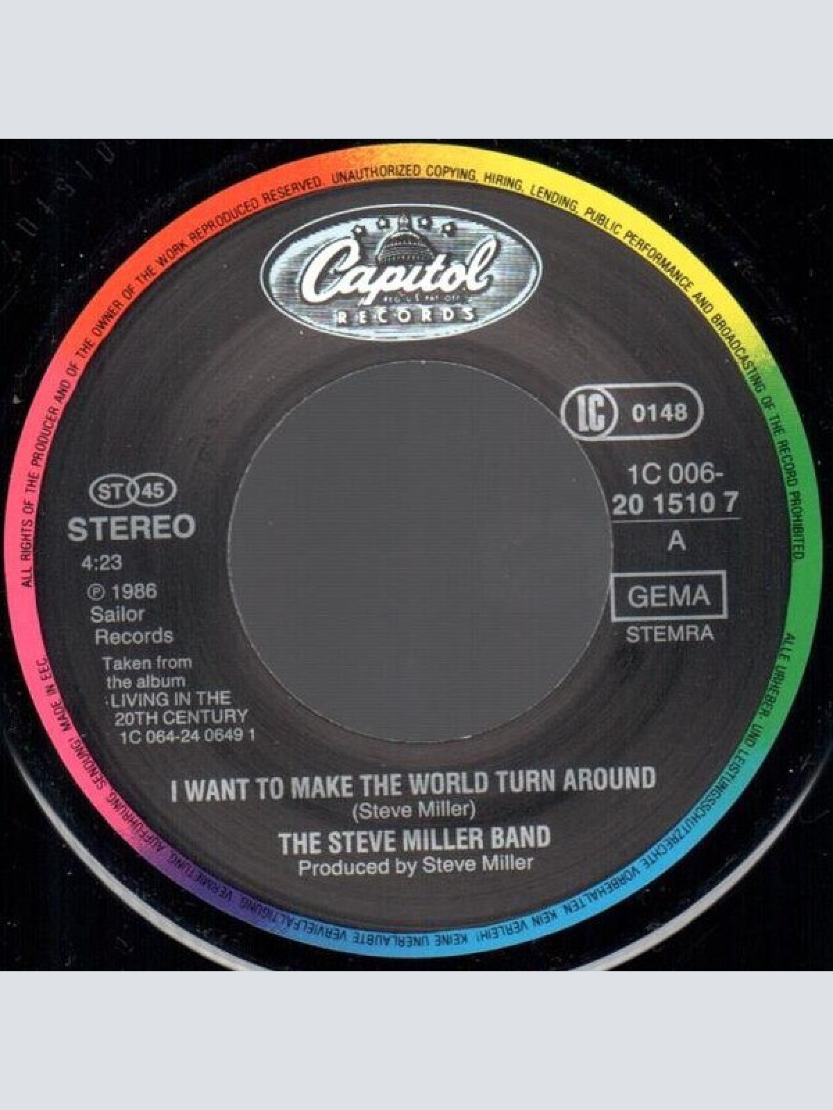 Vinyl / Steve Miller Band - I Want To Make The World Turn Around
