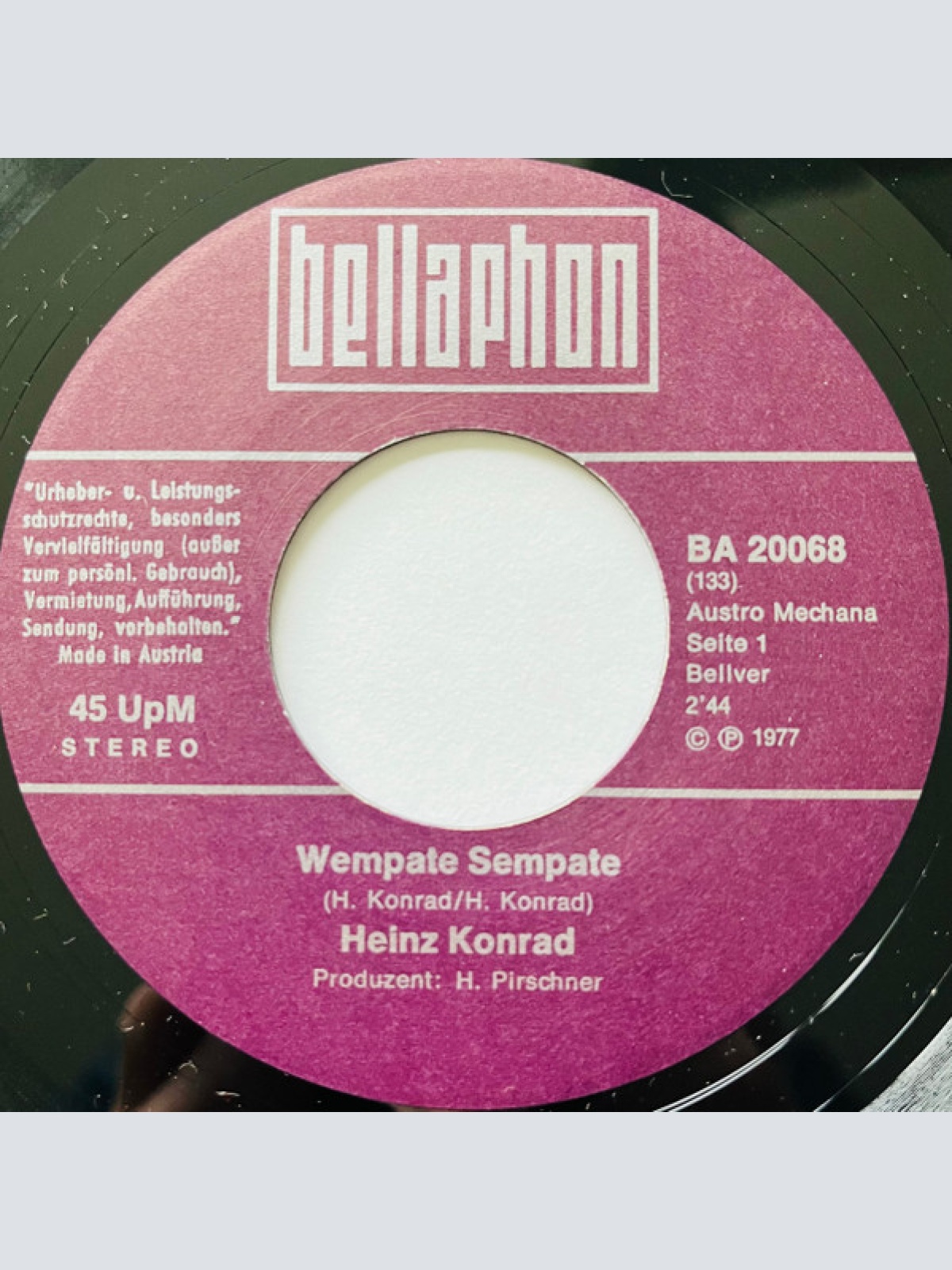 Vinyl / Heinz Konrad (2) - Wempate Sempate