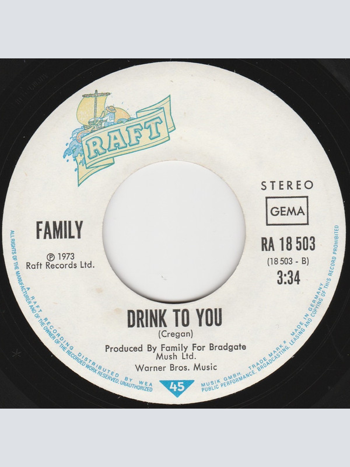 Vinyl / Family (6) - Sweet Desiree / Drink To You