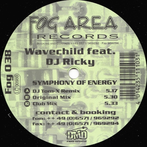 Vinyl / Wavechild Feat. DJ Ricky (4) - Symphony Of Energy