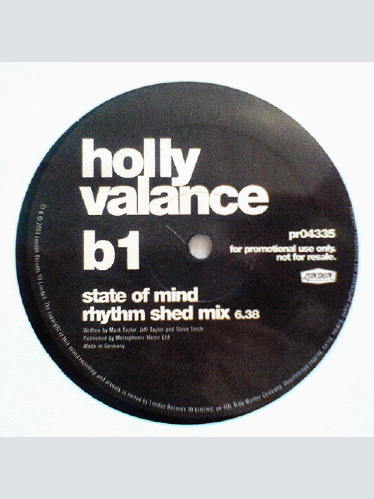 Vinyl / Holly Valance - State Of Mind