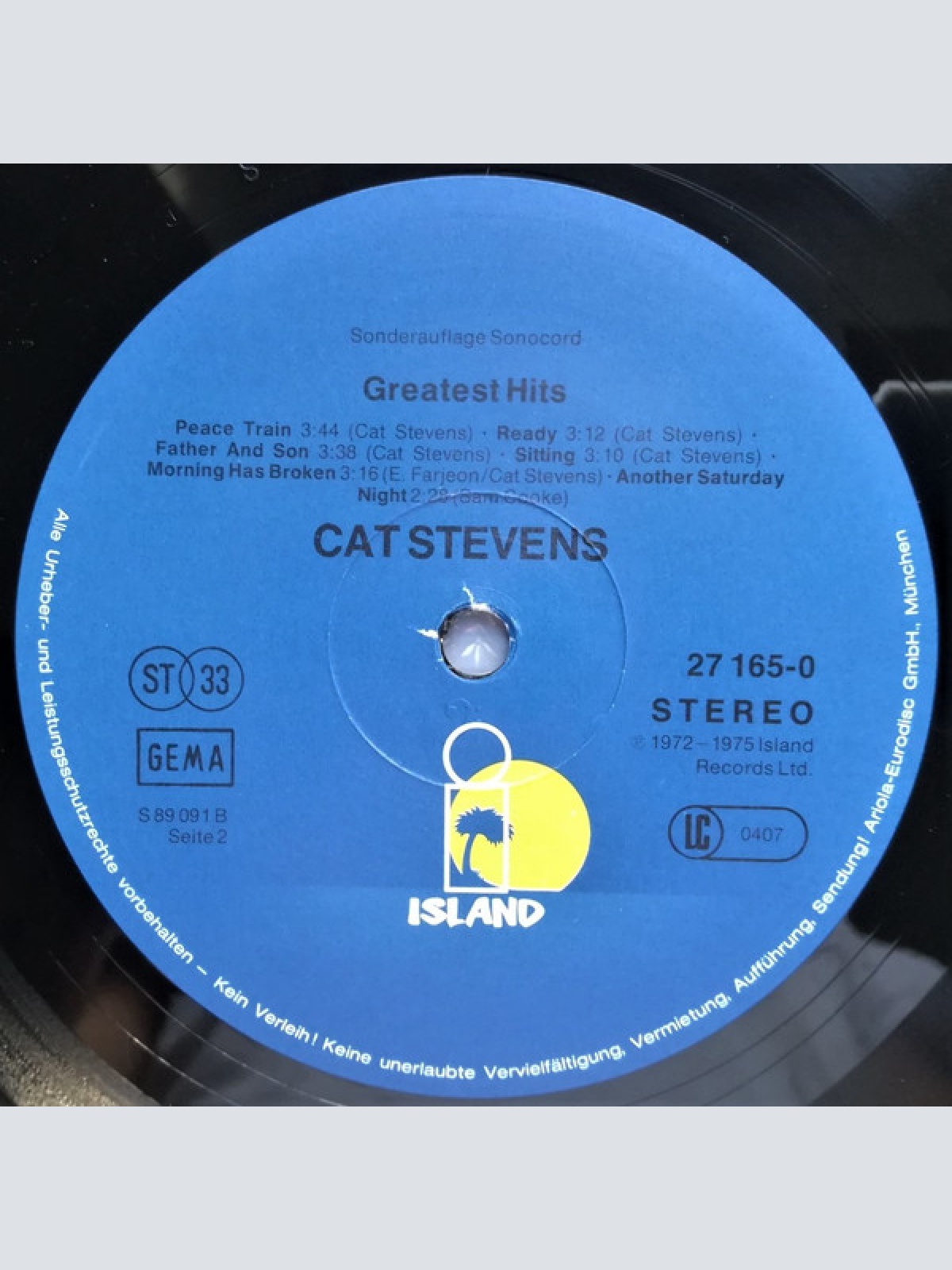 Vinyl / Cat Stevens - Greatest Hits