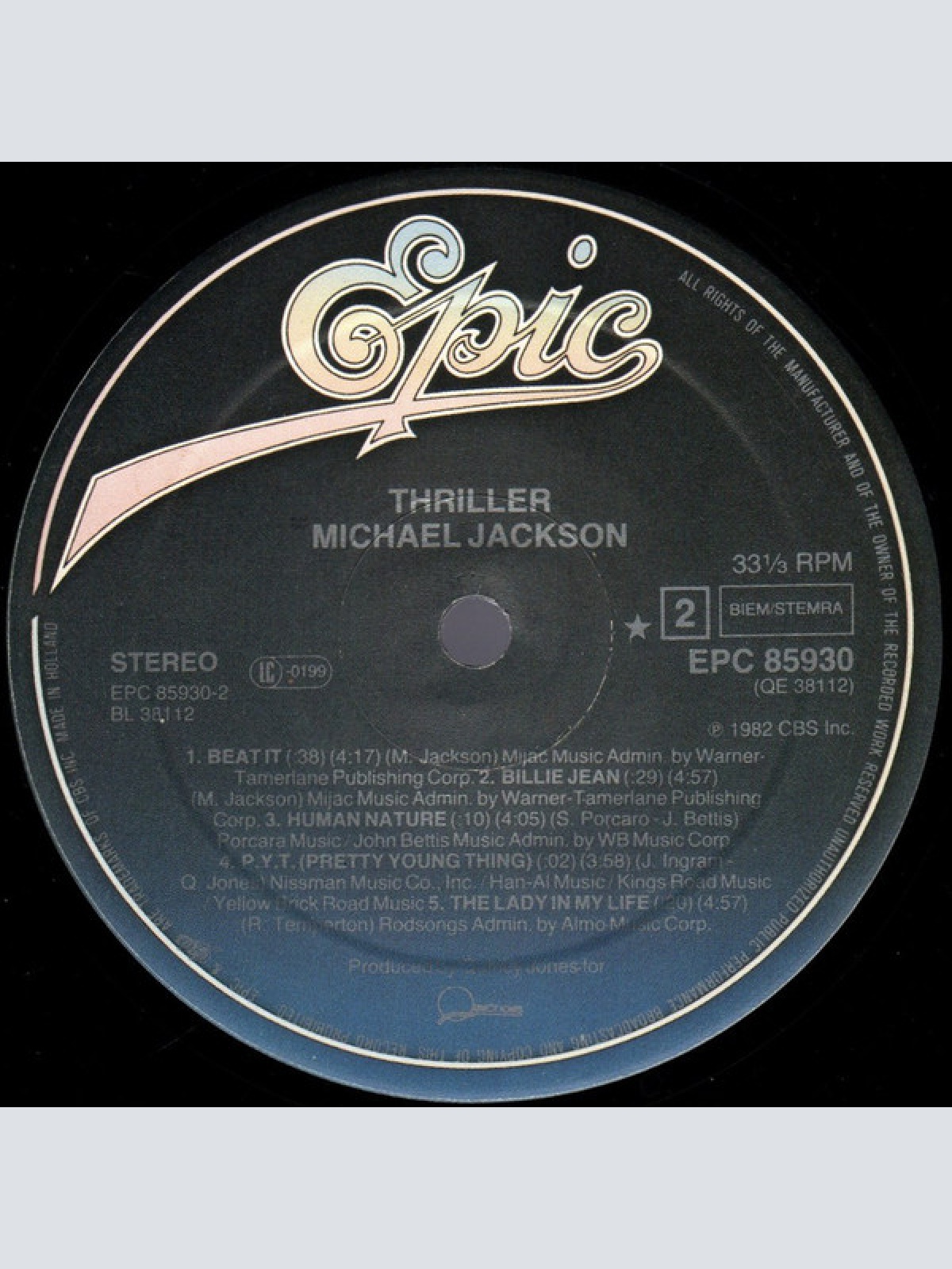 Vinyl / Michael Jackson - Thriller