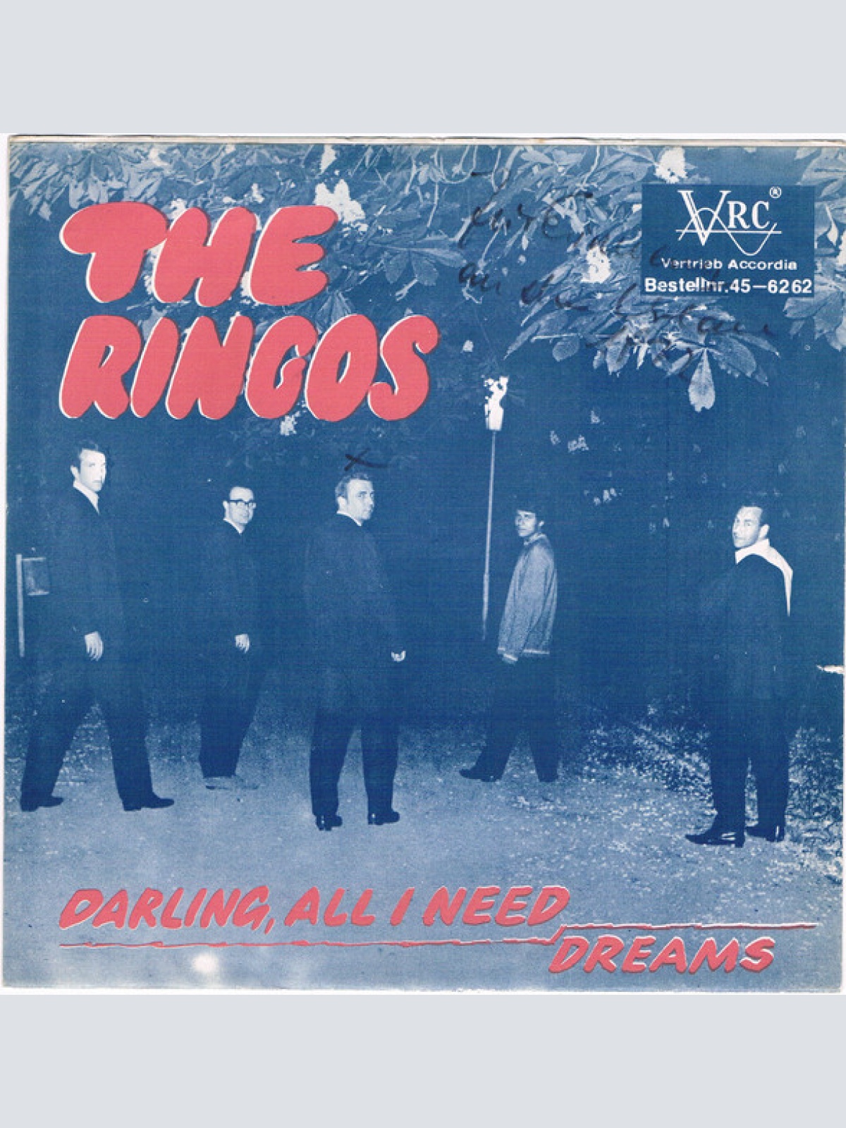 Vinyl / The Ringos (2) - Darling, All I Need / Dreams