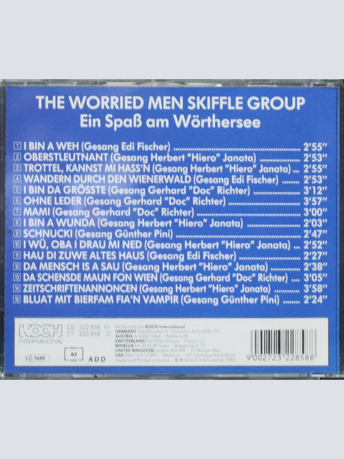 CD / The Worried Men Skiffle Group* - "Ein Spaß Am Wörthersee" Live In Velden