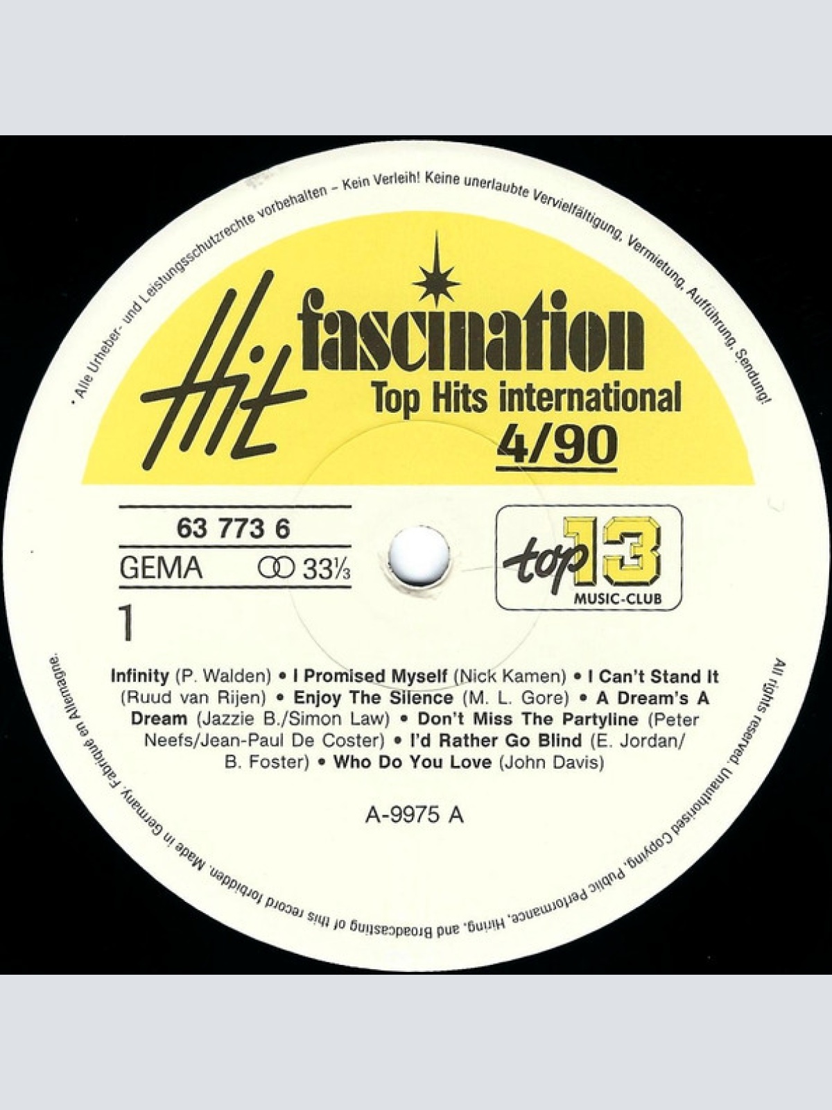 Vinyl / Various - Hit Fascination 4/90