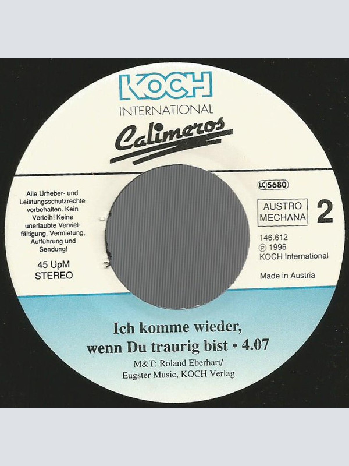 Vinyl / Calimeros - Mit Dir Im 7.Himmel