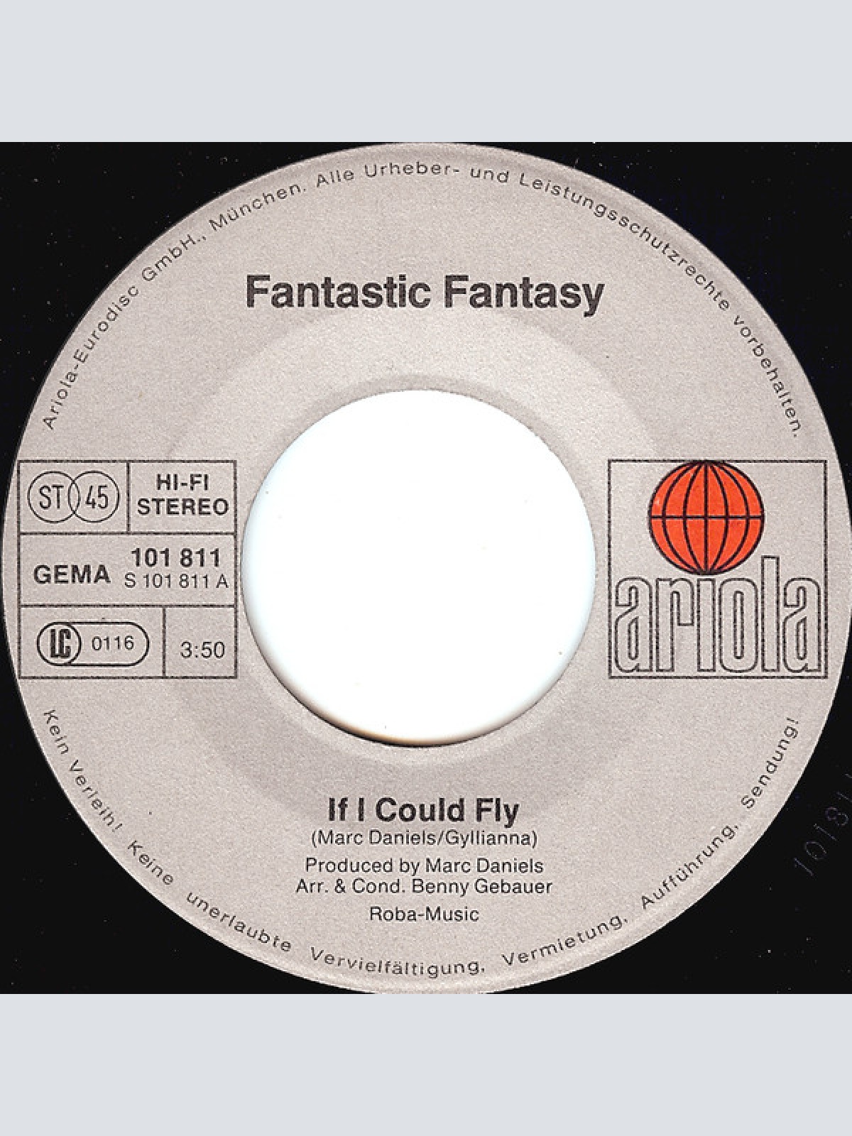 Vinyl / Fantastic Fantasy - If I Could Fly