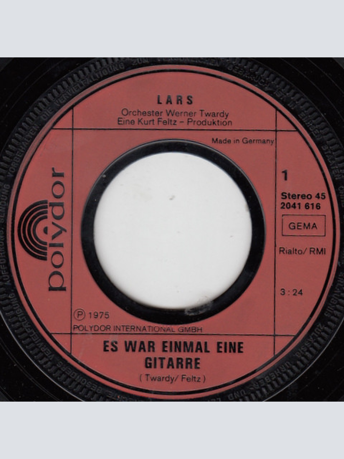 Vinyl / Lars* - Es War Einmal Eine Gitarre