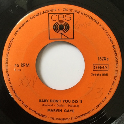 Vinyl / Marvin Gaye - Baby Don't You Do It / Walk On The Wild Side