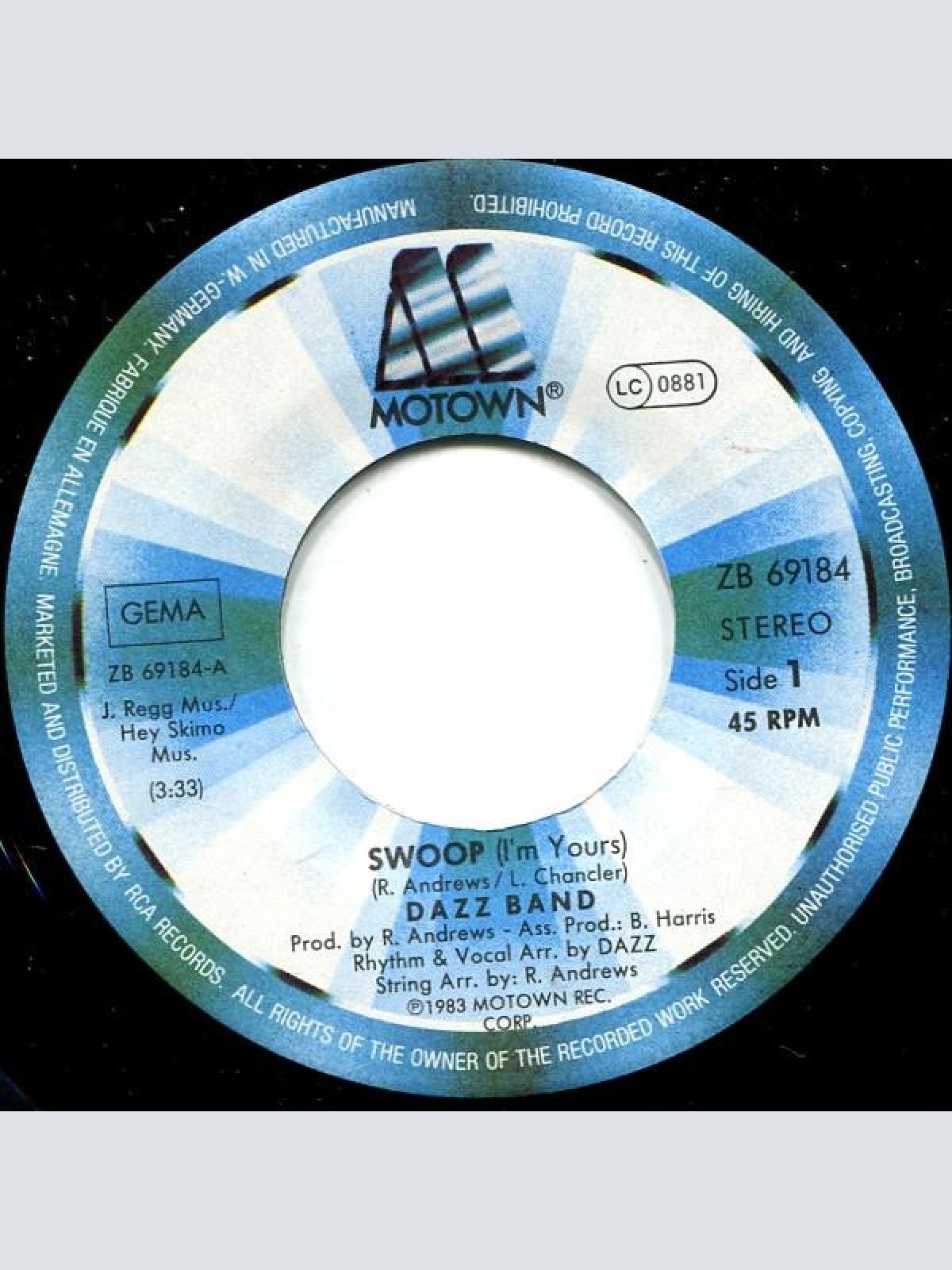 Vinyl / Dazz Band - Swoop (I'm Yours)