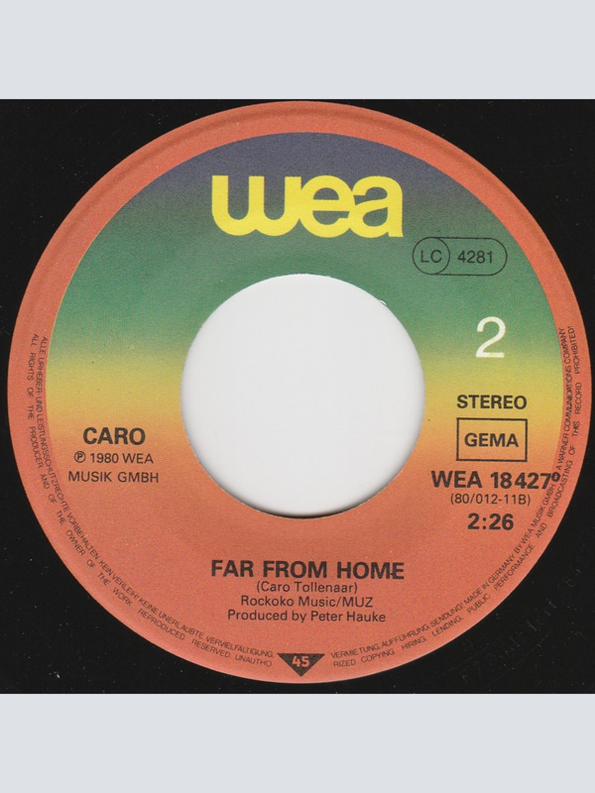 Vinyl / Caro (7) - Wanderlust