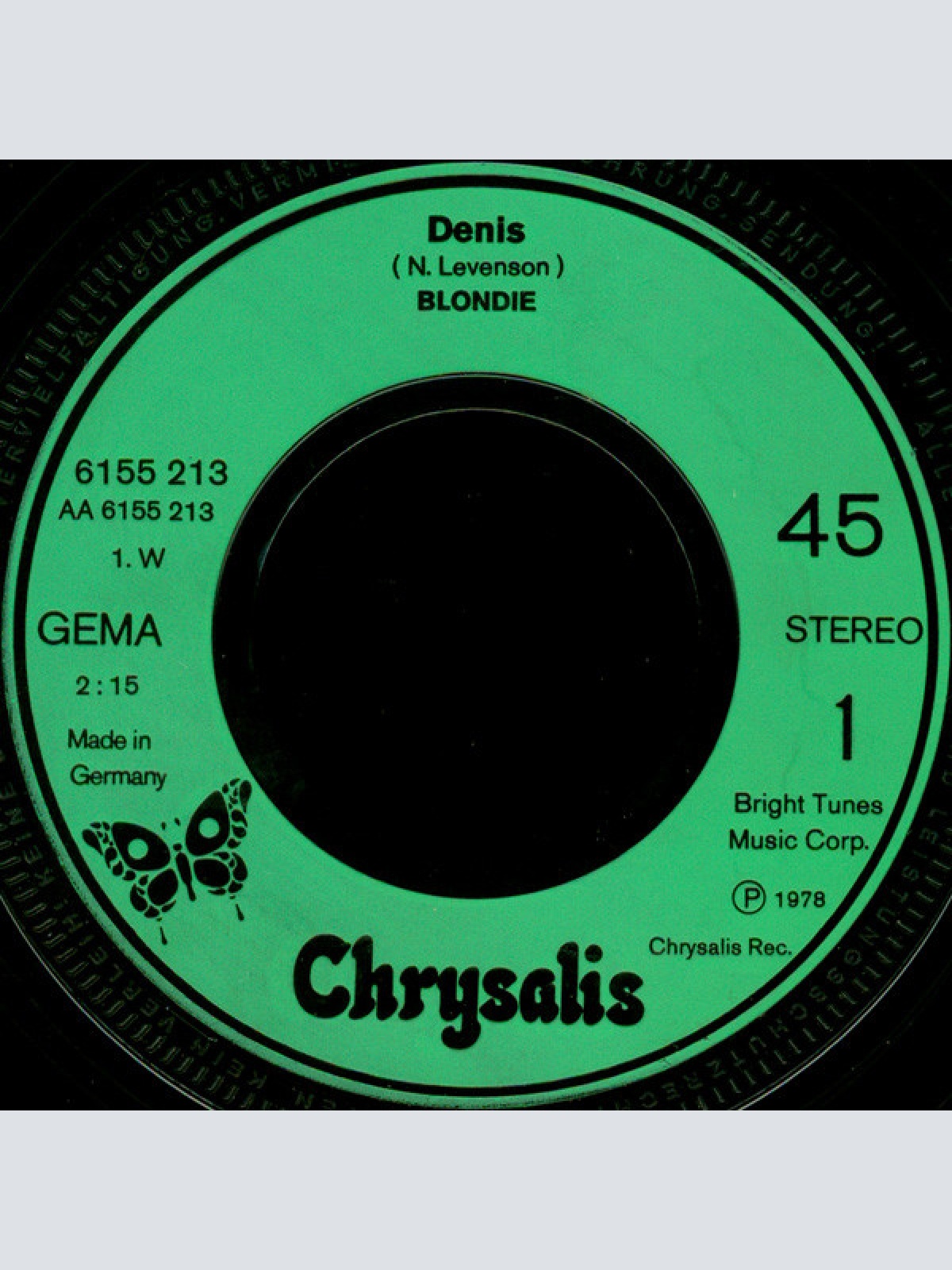 Vinyl / Blondie - Denis