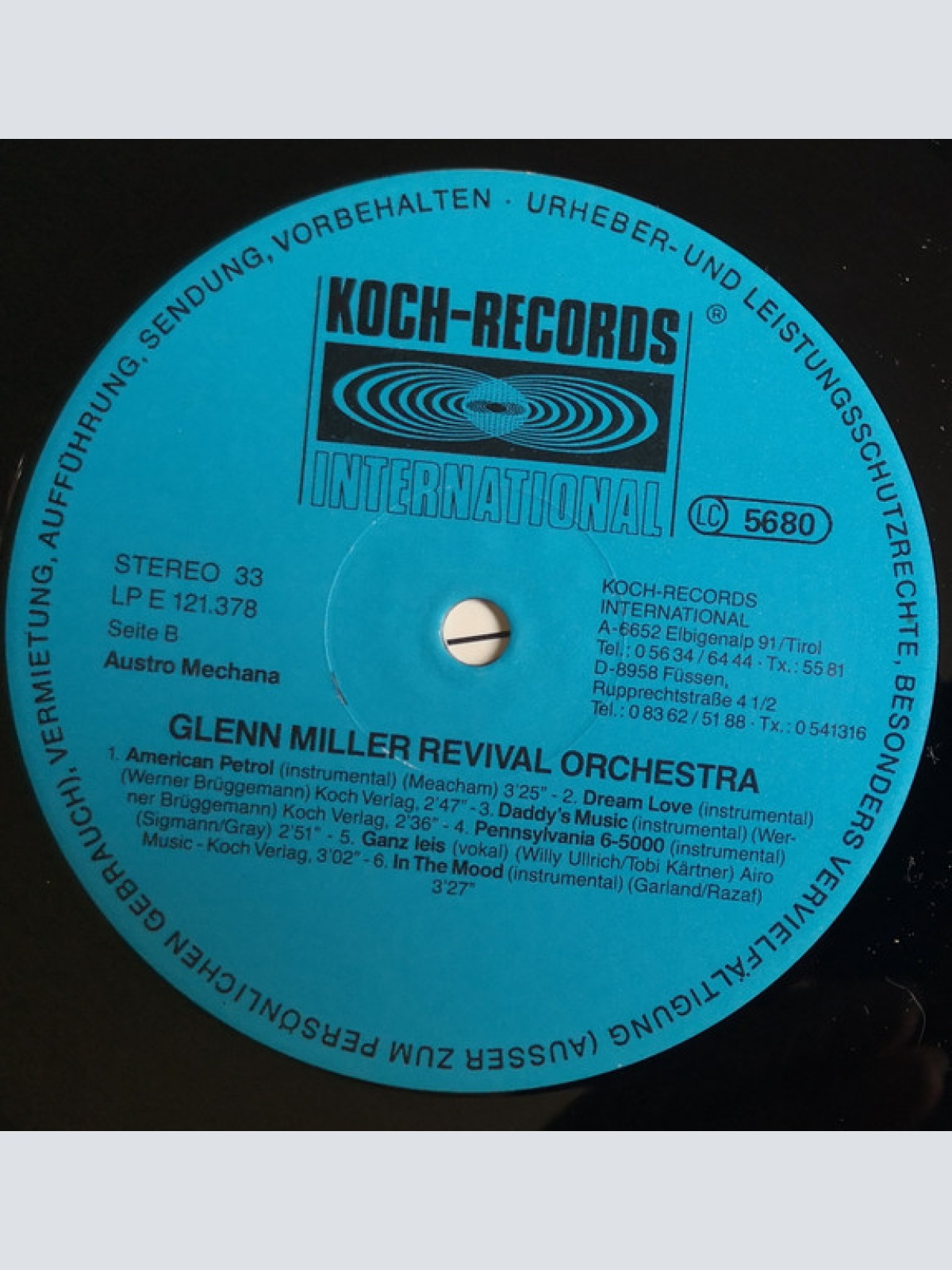 Vinyl / Glenn Miller Revival Orchestra, Wil Salden - Glenn Miller Revival Orchestra Directed By Wil Salden