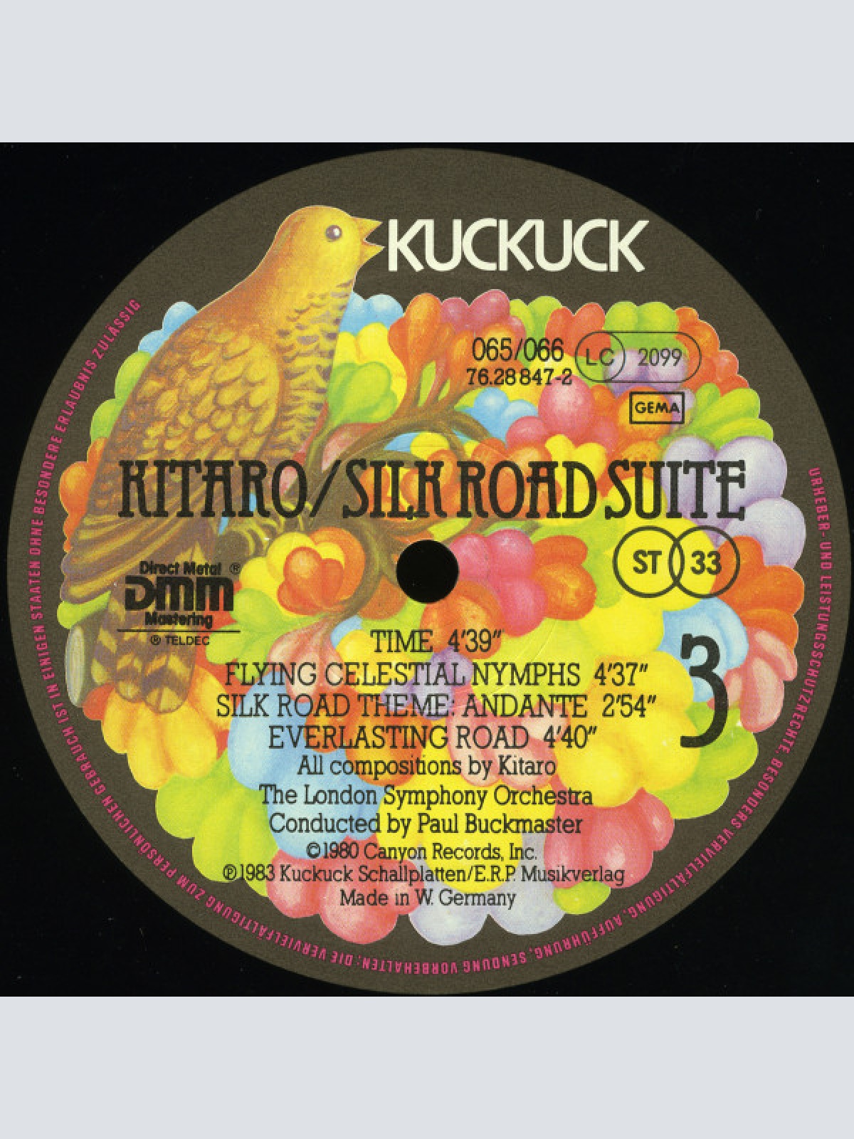 Vinyl / Kitaro, London Symphony Orchestra, Paul Buckmaster - Silk Road Suite