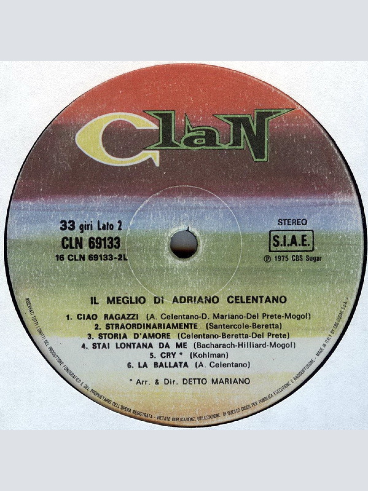 Vinyl / Adriano Celentano - Il Meglio Di Adriano Celentano