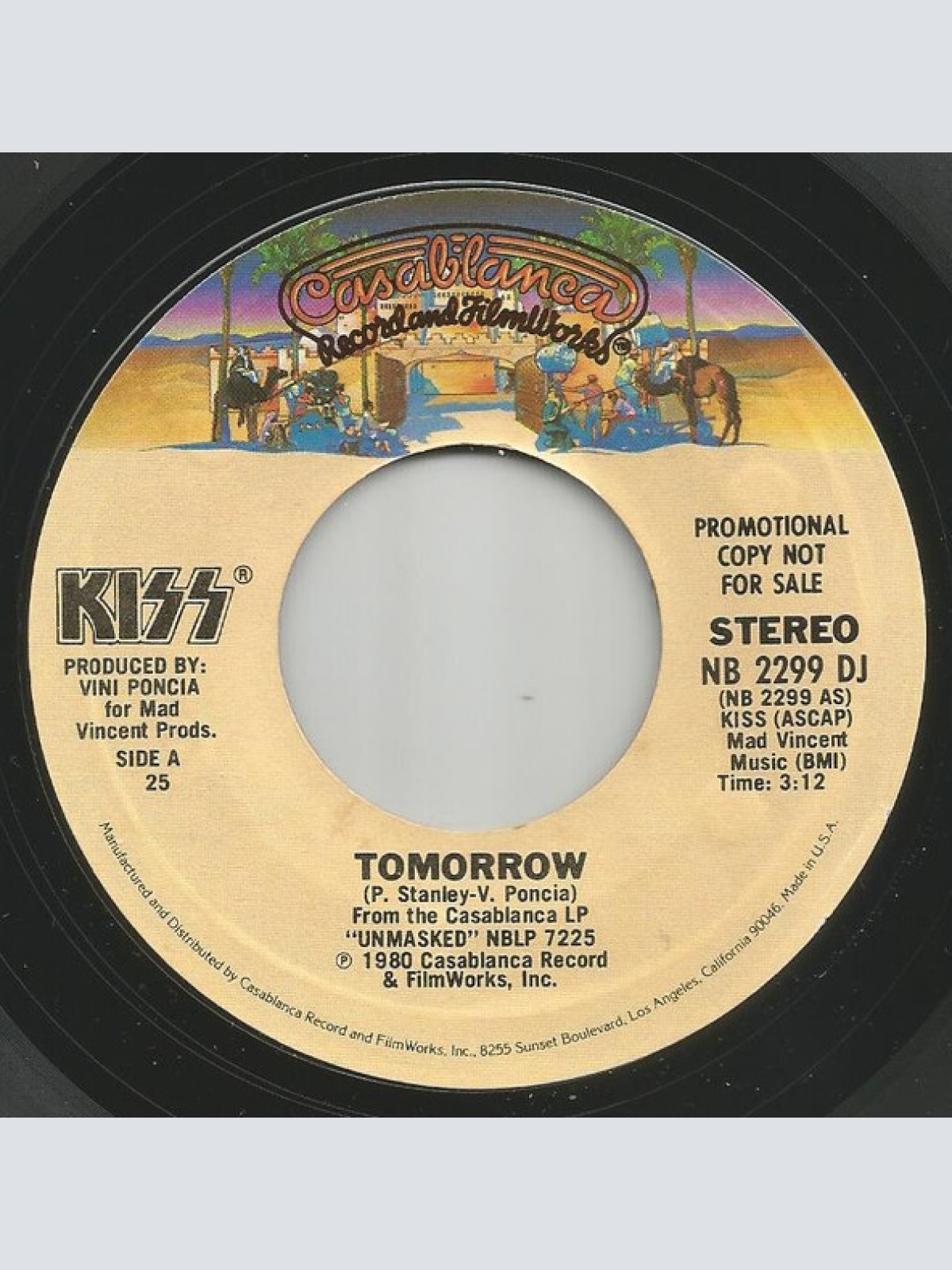 Vinyl / Kiss - Tomorrow