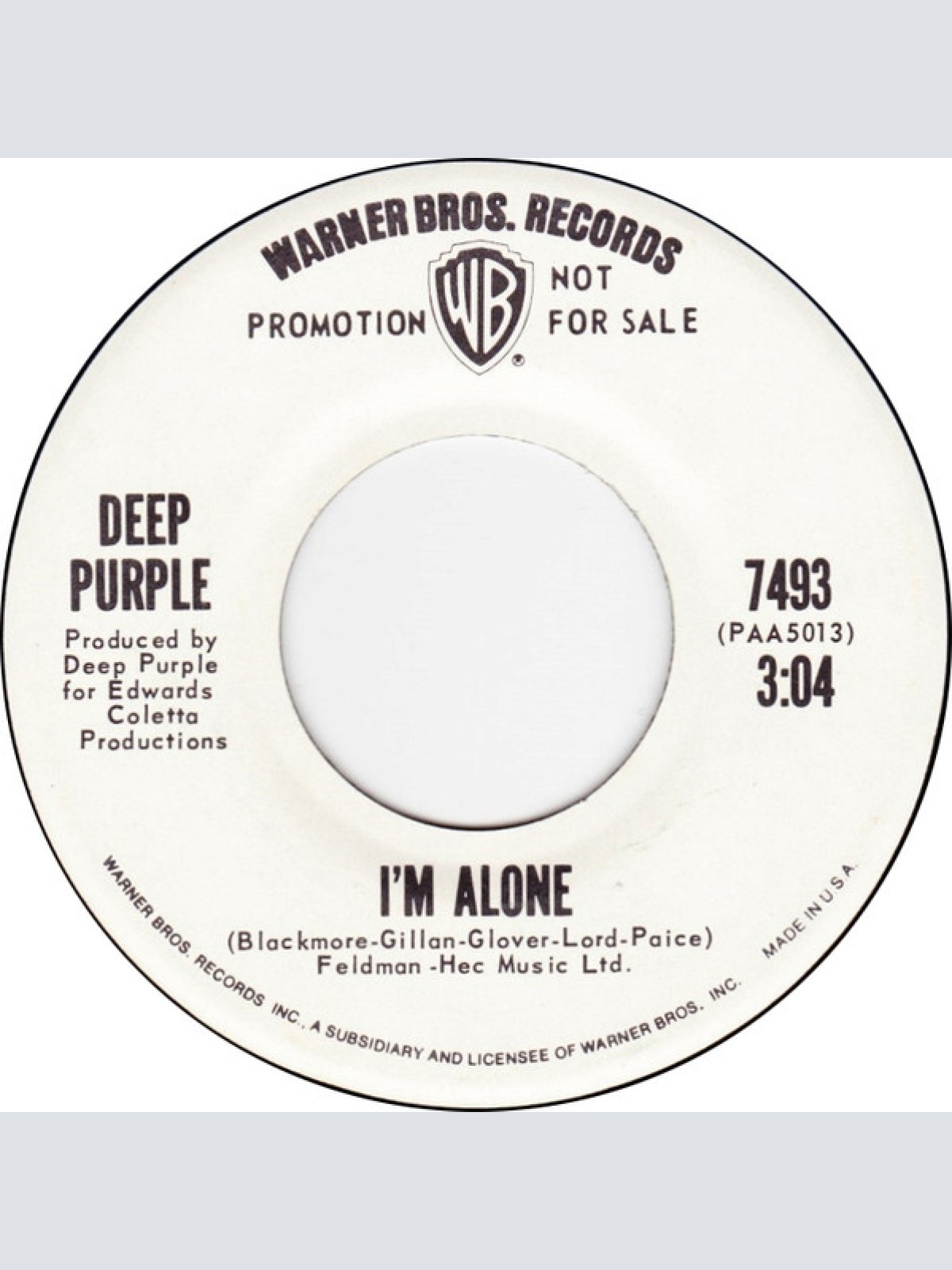 Vinyl / Deep Purple - Strange Kind Of Woman